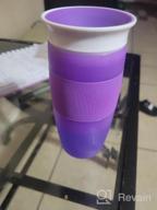 img 1 attached to Miracle 360 Sippy Cup By Munchkin, 14Oz Purple Cup For Toddlers, Pack Of 1 review by Jessica Coronado