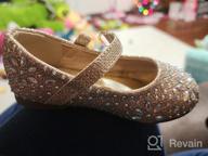 img 1 attached to DREAM PAIRS Rhinestone Embelishment Throughout Girls' Shoes for Flats review by Stephanie Hammons