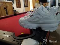 img 1 attached to FILA Disruptor Premium White Sneaker review by Nathan Jankowski