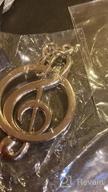 img 1 attached to HUELE Musical Symbol Keychain 🎵 Trinket: A Melodic Must-Have for Music Enthusiasts review by Gordie Johnson