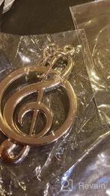 img 6 attached to HUELE Musical Symbol Keychain 🎵 Trinket: A Melodic Must-Have for Music Enthusiasts