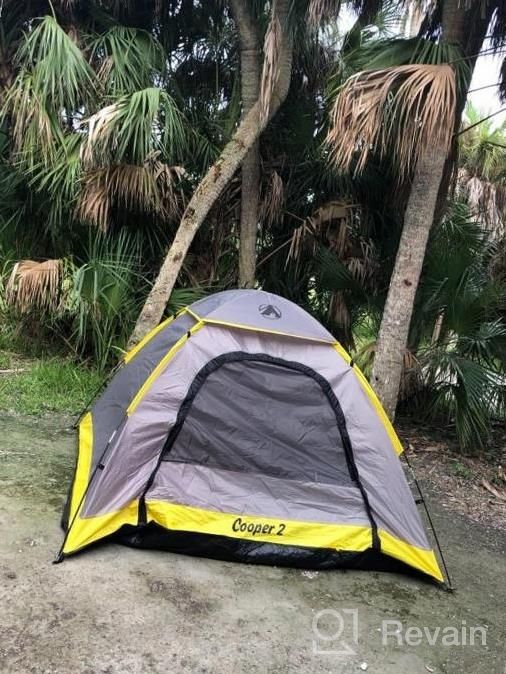 img 1 attached to 2-3 Person Camping Tent | Lightweight, Heavy Duty | Weather & Flame Resistant Outdoor Hiking Gear | Fast & Easy Set-Up | 7'X7' Floor, 51" Peak Height review by Dino Burks