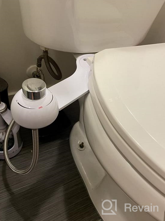 img 1 attached to BIEAR Ultra-Slim Bidet Attachment For Toilet With Dual Nozzle And Adjustable Water Pressure review by Bob Trapp