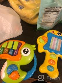 img 6 attached to GILOBABY Musical Animal Toys: Piano Keyboard With Lights And Music - Early Learning Development Gift For Babies, Infants, And Toddlers, Ages 1+ - Featuring Fish And Bird Characters