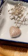 img 1 attached to Sterling Cremation Necklace Keepsake for Girls' Jewelry - ACJFA review by Sarah Abarca
