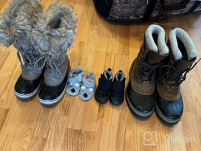 img 1 attached to 👞 Winter Infant Anti Slip Prewalker Shoes and Boots for Boys: Stay Cozy and Safe! review by Kyam Deriphonse