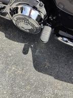 img 1 attached to Aluminum Foot Pegs Footrest Footboards Compatible With Harley Davidson Touring Electra Glide Softail & Dyna Yamaha Suzuki Kawasaki Honda review by Don Barbee