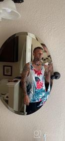 img 5 attached to COOFANDY Floral Sleeveless T Shirts Vacation Men's Clothing