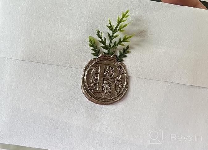 img 1 attached to Classic Antique Copper Sealing Wax Stick, Vintage Bronze Wax Seal Stick For Mini Glue Gun, DIY Wedding Invitation Decoration - 16 Pcs review by Anurak Grubb