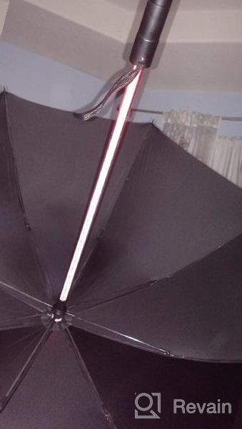 img 1 attached to Be The Envy Of Everyone On The Course With BESTKEE LED Lightsaber Golf Umbrella - 7 Color Changing Shaft And Built-In Torch! review by Mike Meyers