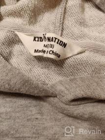 img 3 attached to Kid Nation French Hooded Sweatshirt Boys' Clothing