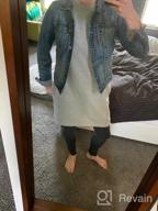 img 1 attached to Women'S Heritage Fleece Cocoon Dress With Pockets By Goodthreads - Short-Sleeve Comfort & Style! review by Jason Rodman