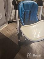 img 1 attached to Transform Your Child'S Dining Experience With INFANS 4 In 1 High Chair - Adjustable Height, Reclining, Removable Tray & Cushion, Easy Fold - Perfect For Baby, Infant & Toddler In Blue review by Nick Reddy