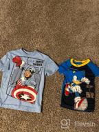 img 1 attached to 🦔 Sonic The Hedgehog Boys' 1 More Level 4 Piece Short Sleeve Pajama Set: Ultimate Sleepwear Adventure! review by Quinton Martinez