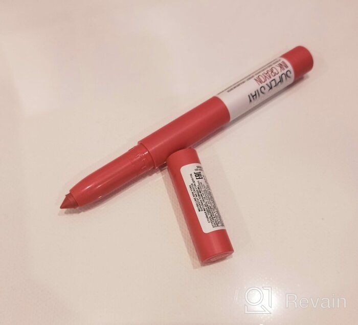 img 2 attached to 💄 Bold and Long-Lasting: Maybelline New York Super Stay Ink Crayon Lipstick Pencil in Shade 55 review by Agata Kulesza ᠌