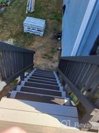 img 1 attached to Ensure Safe Steps With Outdoor Non-Slip Stair Treads - 10 Pack Of 6"X40" Black Anti-Slip Strips review by Wade Brooks