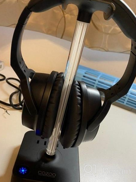 img 1 attached to RGB Headphone Stand With USB Charger COZOO Desktop Gaming Headset Holder Hanger - 3 USB Ports, 2 Outlets - Great For Gamers, DJs & Wireless Earphones Display And Game Accessories Gifts review by Ryan Reiter