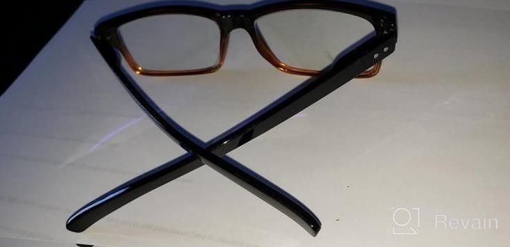 img 1 attached to Protect Your Eyes With NORPERWIS: Quality Blue Light Blocking Reading Glasses For Women And Men review by Giovanni Bedjohn