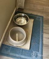 img 1 attached to Non-Slip Waterproof Pet Feeding Mat For Dogs And Cats, Easy To Clean With Large 24''X36'' Dimensions - Darkyazi Coffee Mat review by Joshua Jemison