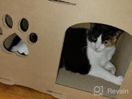 img 1 attached to Petique'S Eco-Friendly Multilevel Fortress: The Ultimate Indoor/Outdoor Cat Tower And Scratcher review by Mohammed Prude