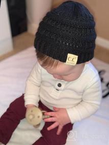img 5 attached to Теплая вязаная детская шапка-череп для зимы от Funky Junque Exclusives