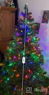 img 1 attached to WBHome 5FT Decorated Artificial Christmas Tree: Blue Silver Ornaments, 200 LED Lights Included review by Aaron Guy