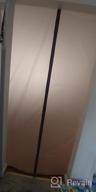 img 1 attached to IKSTAR EVA Thermal Plastic Door Cover 38" X 82": Insulated Magnetic Curtain Keeps Cool Summer, Warm Winter For AC Room, Kitchen & Stair - Brown review by Kenneth Harris