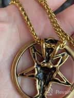 img 1 attached to 🔱 Inverted Pentagram Stainless Steel Necklace: Stylish Boys' Jewelry Accessories review by Harry Katab