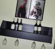 img 1 attached to White Prepac Floating Wine Rack for 18 Standard 750ml Bottles of Spirits review by Jeff Rothstein