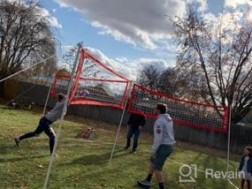 img 5 attached to 4 Way Volleyball Set For Kids And Adults - GoSports Slam X Ultimate Backyard & Beach Game