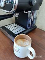 img 2 attached to Rozhkovy coffee maker Kitfort KT-702, black review by Ewa Winiewska ᠌
