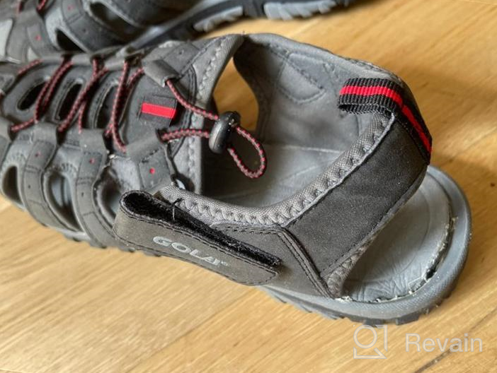 img 1 attached to Gola Shingle Outdoor Trekking Sandals: Durable Men's Shoes for Adventures review by Andrew Davenport