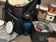 img 1 attached to Airline Approved Dog Travel Backpack With 2 Silicone Collapsible Bowls And 2 Food Baskets - BAGLHER, Black review by Chris Edwards