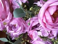 img 1 attached to Stunning Silk Peony Bouquets For Weddings And Home Decor - Veryhome 2 Pack Artificial Flowers review by Stephen Burgstaller