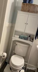 img 7 attached to Организуйте свою ванную комнату с помощью Spirich Home над шкафом для хранения унитаза!