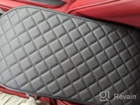 img 6 attached to Upgrade Your RAV4 Console With Custom Soft Leather Armrest Cover | Easy To Install | Durable Cushion Pad | ISSYAUTO Compatible With 2019-2022 Models