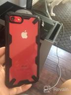 img 1 attached to Camouflage Hard Back Case For IPhone SE 5G (3Rd Gen, 2022), IPhone SE 2020, And IPhone 8/7 By Ringke Fusion-X - Camo Black Design, Heavy Duty Shockproof Bumper, And Enhanced Phone Cover review by Laura Jenkins