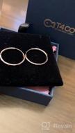 img 1 attached to T400 925 Sterling Silver Hoops - Diamond Cut Round Circle Lightweight Hoop Earrings, 2mm Thickness, Small and Large Sizes (25mm, 35mm, 45mm, 55mm, 65mm, 75mm) - Perfect Gift for Women and Girls review by Steve Douglas