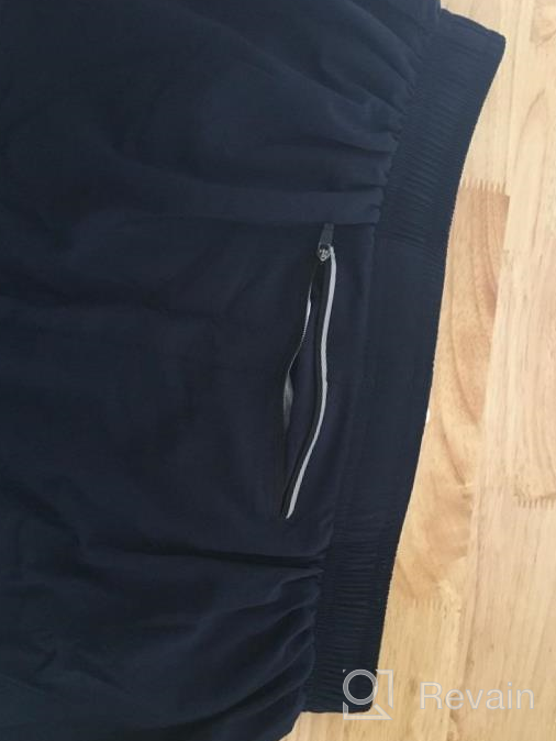 img 1 attached to Quick-Dry Running Shorts For Men With Zipper Pocket - 5 Inch Lightweight Workout Shorts By NAVISKIN review by Muleme Anderson