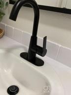 img 1 attached to Brushed Gold TRUSTMI Single Handle Pull Down Kitchen Faucet With 10 Inch Deck Plate review by Jamie Masloski
