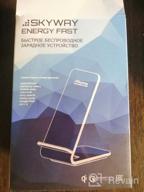img 3 attached to Skyway Energy Fast wireless charger, dark wood review by Elias Inmune Alv ᠌
