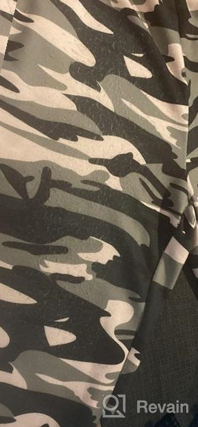 img 1 attached to 👖 Stylish and Warm: Perfashion Camouflage Sweatpants Joggers for Winter Girls' Clothing review by Tina Campanita