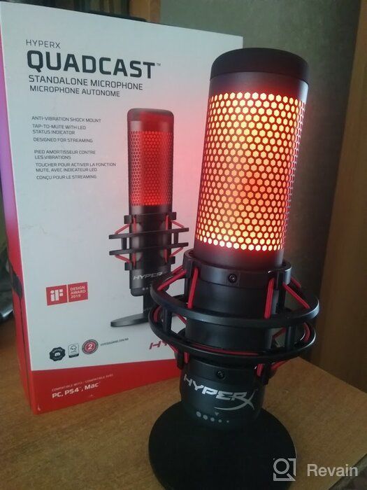 img 1 attached to Renewed HyperX QuadCast USB Condenser Gaming Microphone: Perfect for PC, PS4, and Mac Gaming review by Kenta  Kajikawa ᠌