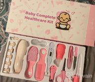 img 1 attached to 24-In-1 Baby Healthcare And Grooming Kit: Electric Nail Trimmer Set, Toddler Nail Clippers, Medicine Dispenser, Infant Comb, Brush, And More From Lupantte Baby Care Products review by Tyler Smith