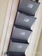 картинка 1 прикреплена к отзыву 📚 Onlyeasy Over Door Hanging File Organizer - Ultimate Office Supplies Storage Solution: Wall Mount Pocket Chart for Magazine Notebooks Planners File Folders, 13.8" x 50.4", 6 Pockets Black, 8MXAZ06C от Matt Tbone