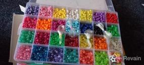 img 6 attached to Создайте яркие браслеты с многокрасочным набором из 4,600 разноцветных пони бисера от INSCRAFT.