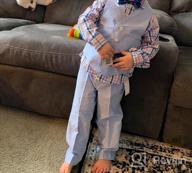 img 1 attached to 👔 IZOD 4 Piece Dress Set for Boys - Medium Size review by Brandon Wong