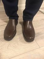 img 1 attached to Bostonian Bolton Loafer: Sleek Leather Shoes for Men review by Anden Turn