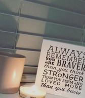 img 1 attached to Inspirational Wall Plaque - KAUZA 'Always Remember You Are Braver Than You Think' For Mom, Sister & Grandma'S Birthday! review by Roy Reeves