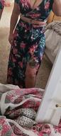 img 1 attached to Women'S Summer Floral Print Maxi Dress - Deep V Neckline Split Design review by Brian Healy